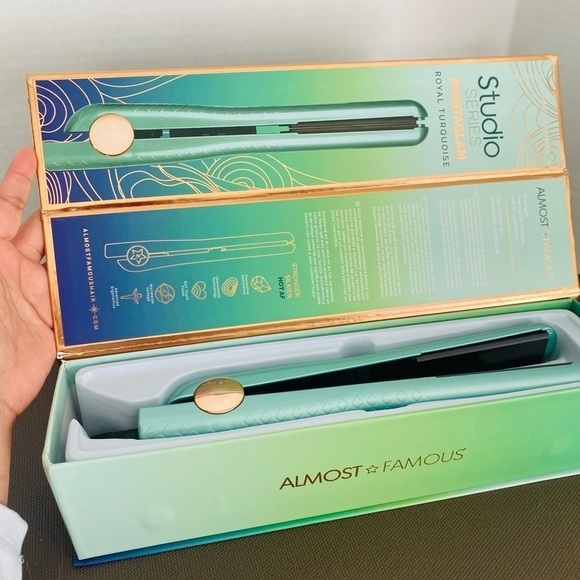 Almost Famous Studio Series Instaglam Hair Straightener (Royal Turqoise) NWT main image 5
